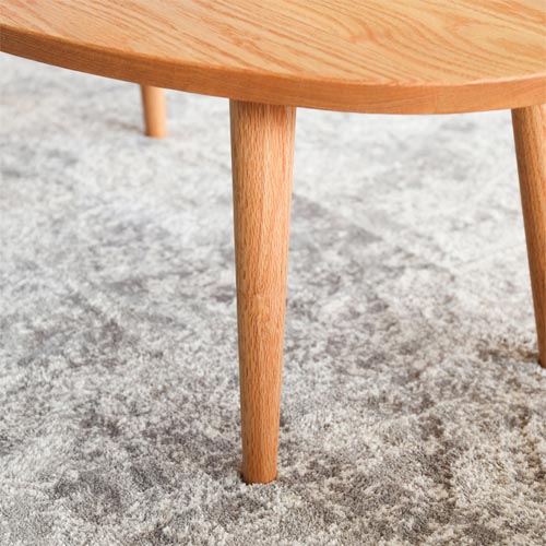 府中家具 若葉家具 ナガマルテーブル 国産家具 無垢 リビングテーブル