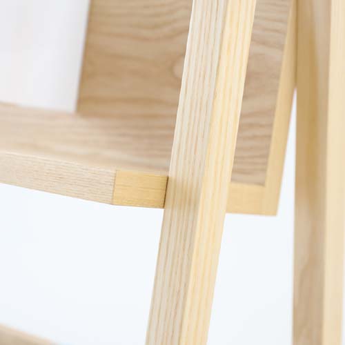 旭川家具 WOW ワオ ブックラック 国産家具 無垢 ラック 北海道タモ