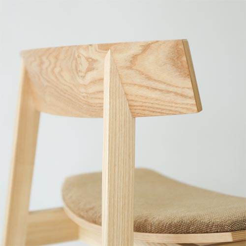 旭川家具 WOW ワオ Half Chair ハーフチェア Op.2 国産家具 無垢