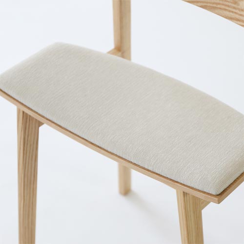 旭川家具 WOW ワオ Half Chair ハーフチェア Op.2 国産家具 無垢
