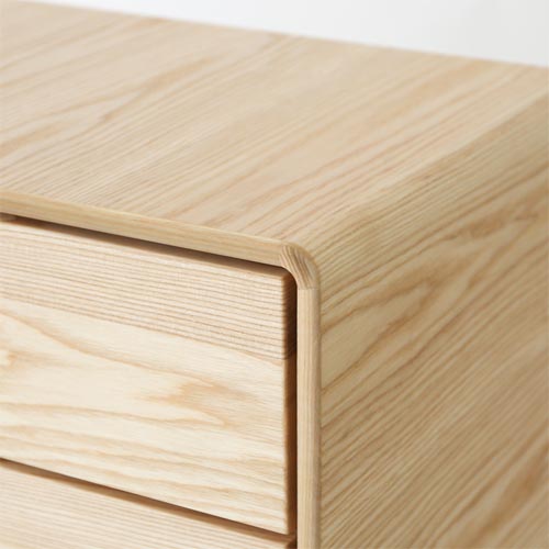 旭川家具 WOW ワオ Wao ワオ ミドルチェスト 国産家具 無垢 リビング