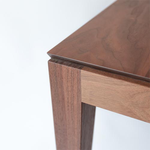 バナナ】 旭川家具 北匠工房 チュラン デスク ブラウン 美品