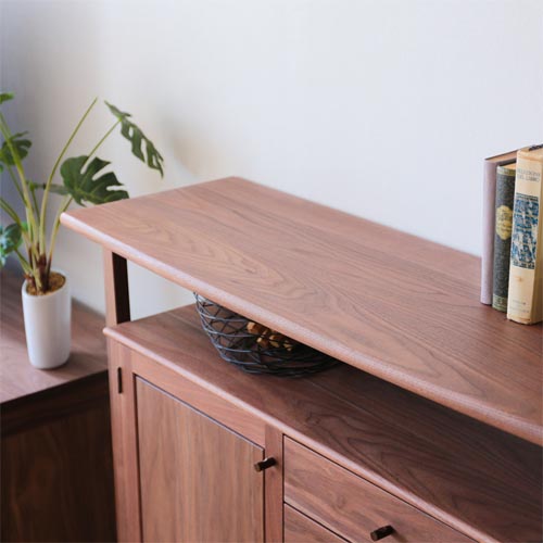 旭川家具 山室家具製作所 エスポアール キャビネット なら材 H045 旭川家具 山室家具製作所 Espoir エスポアール No.420 リビング