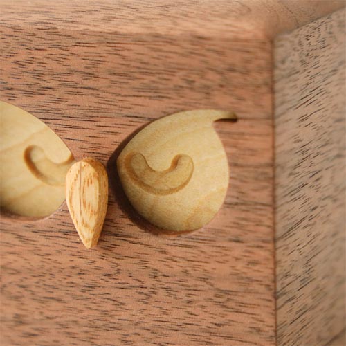 旭川クラフト YOSHIOKA 吉岡俊哉 ふくろうの小箱 国産クラフト 木製