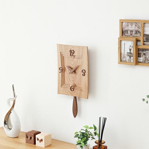 旭川クラフト YOSHIOKA 吉岡俊哉 Maze メイズ 振子時計 国産クラフト