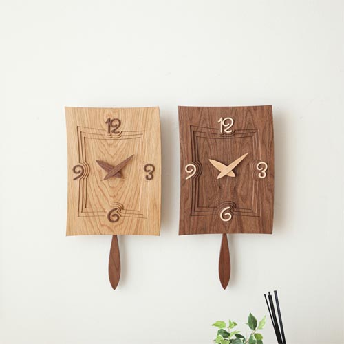 旭川クラフト YOSHIOKA 吉岡俊哉 Maze メイズ 振子時計 国産クラフト